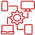 All technology red icon