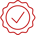 Certification Red Icon