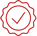 Certification Red Icon
