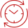 Faster Time Red Icon