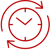 Faster Time Red Icon