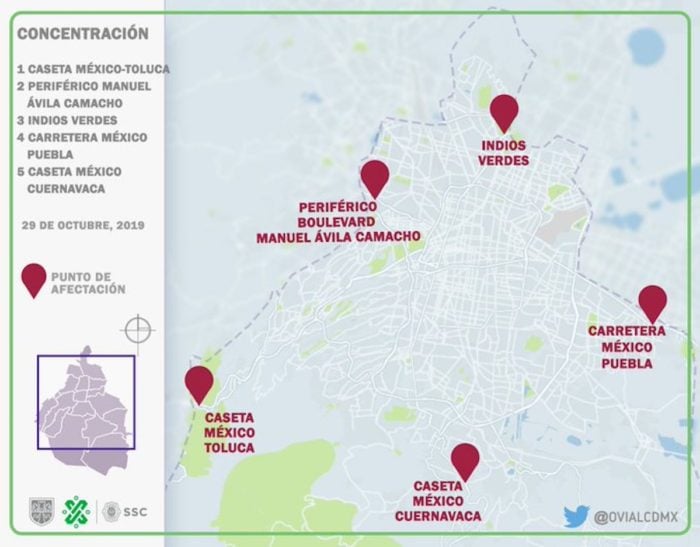 CDMX map