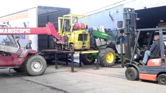 Shipping Forklift