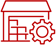 tech execution red icon